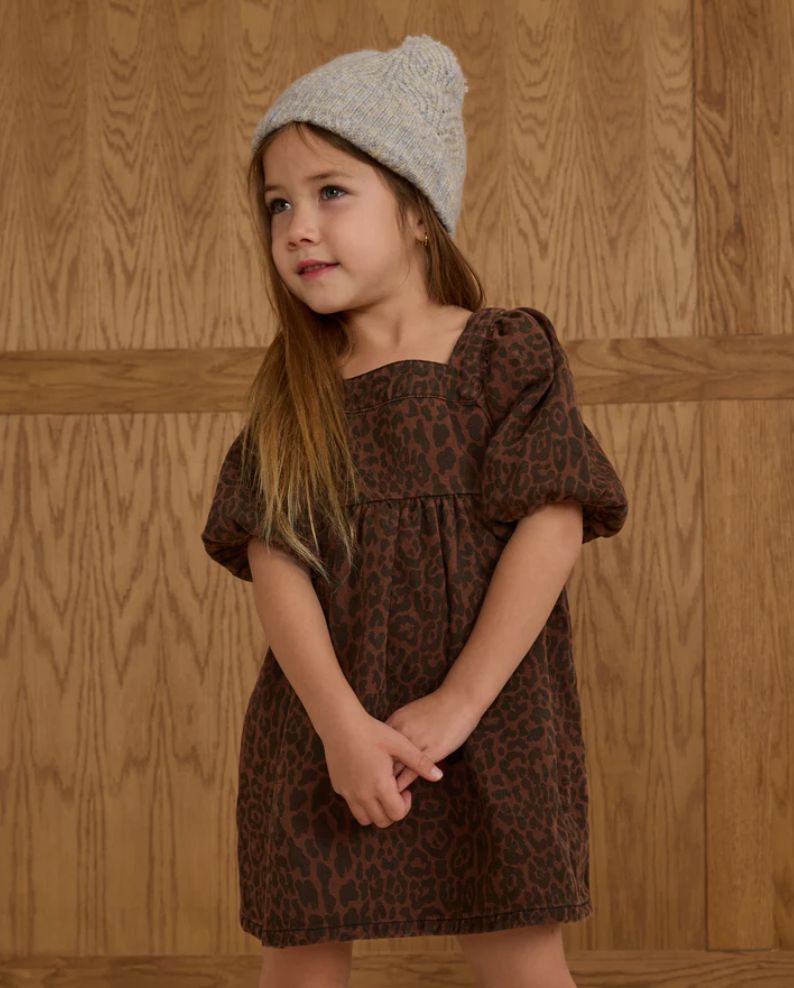 GRETTA BABYDOLL DRESS || LEOPARD