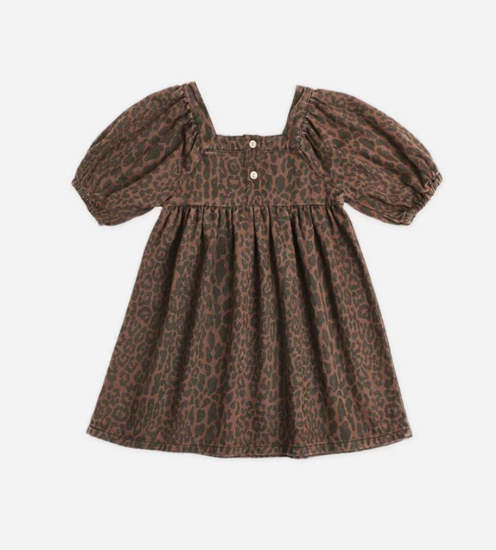 GRETTA BABYDOLL DRESS || LEOPARD