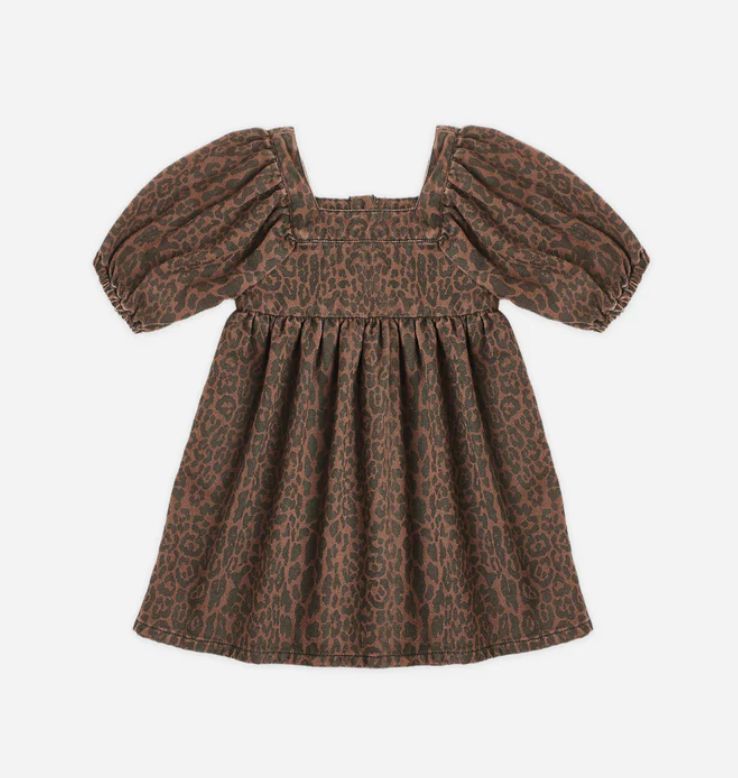 GRETTA BABYDOLL DRESS || LEOPARD