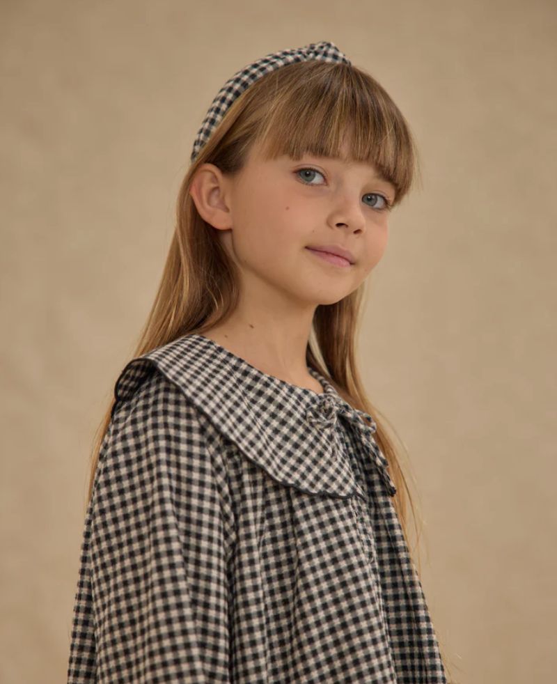 MINI DRESS || BLACK GINGHAM