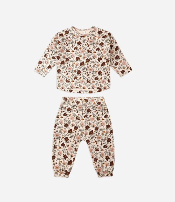 LONG SLEEVE TEE + PANT SET || POSY