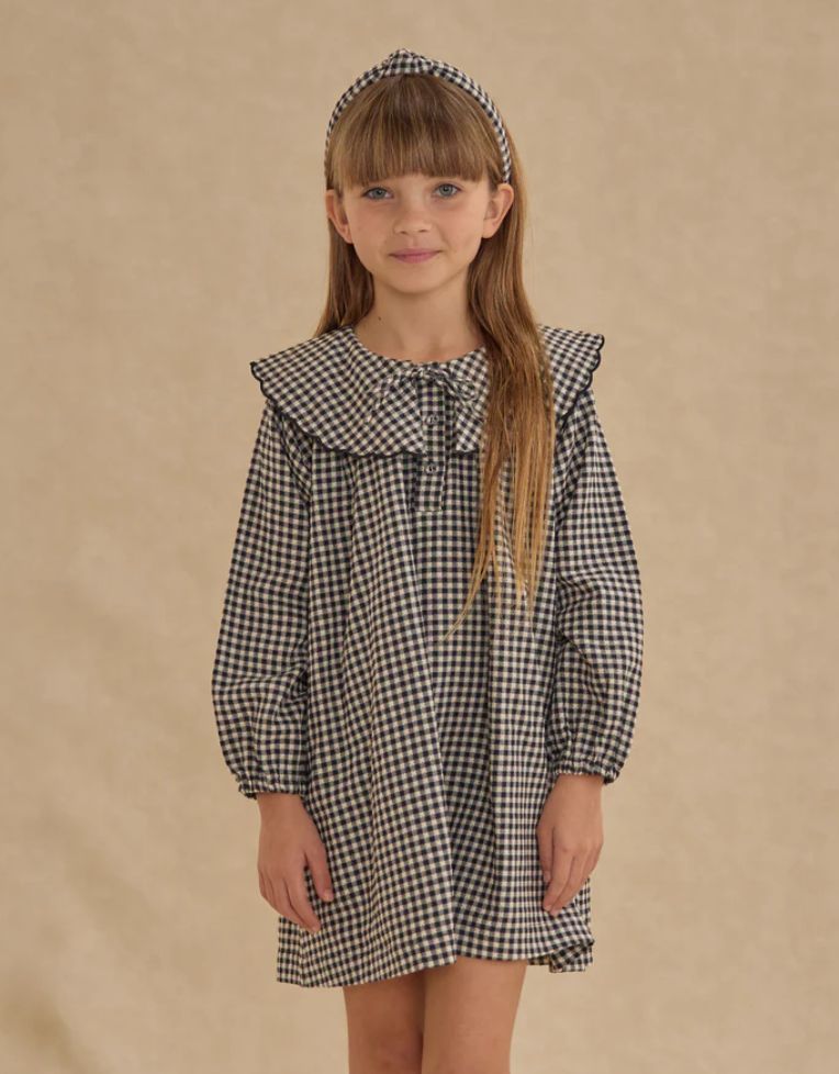 MINI DRESS || BLACK GINGHAM