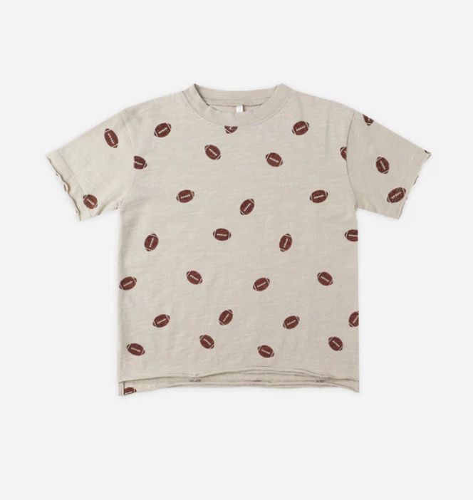 RAW EDGE TEE || FOOTBALLS