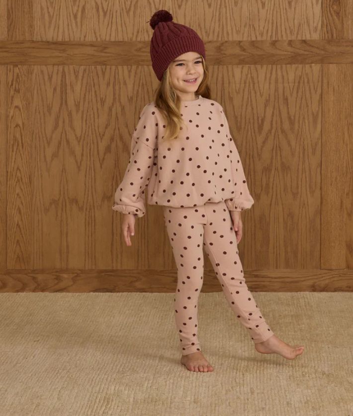 SPONGEY KNIT SET || POLKA DOT