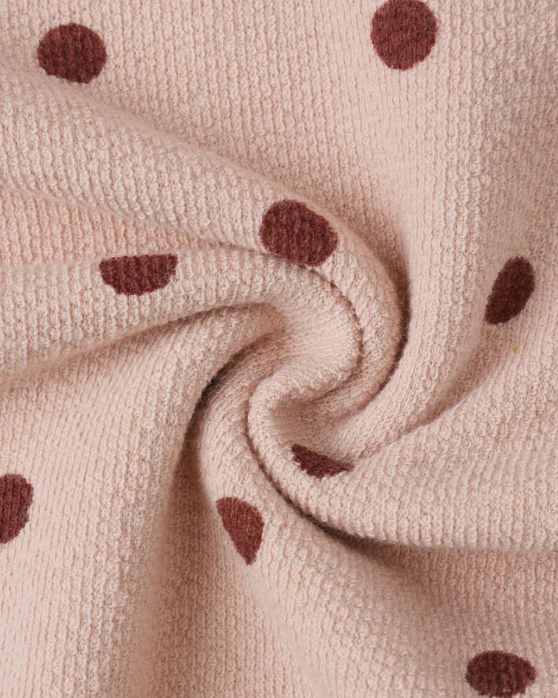 SPONGEY KNIT SET || POLKA DOT
