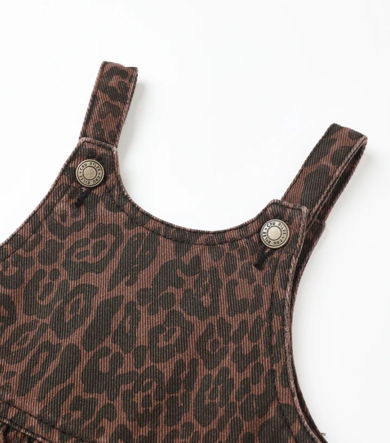 WIDE LEG OVERALL || LEOPARD