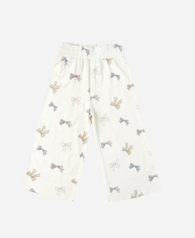 WIDE LEG PANT || BOWS