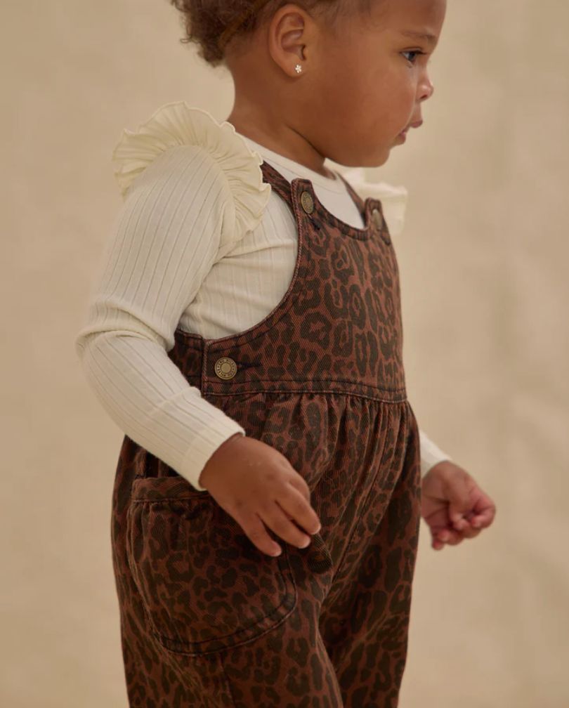 WIDE LEG OVERALL || LEOPARD
