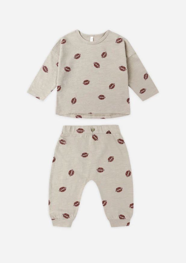 TEE + PANT SET || FOOTBALLS