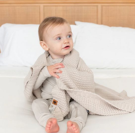 chunky knit baby blanket