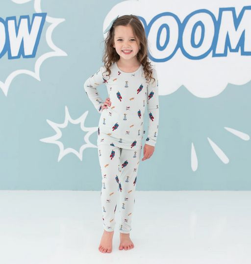 ls pajama set superman