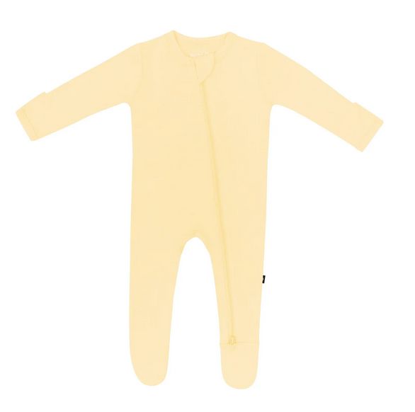 zippered footie- lilikoi
