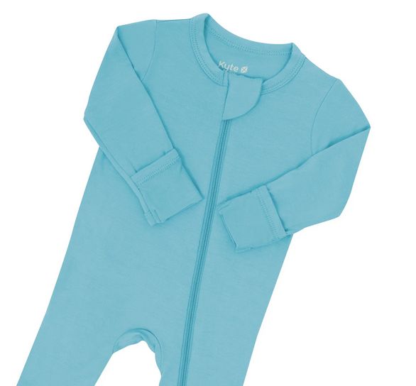 zippered footie- makai