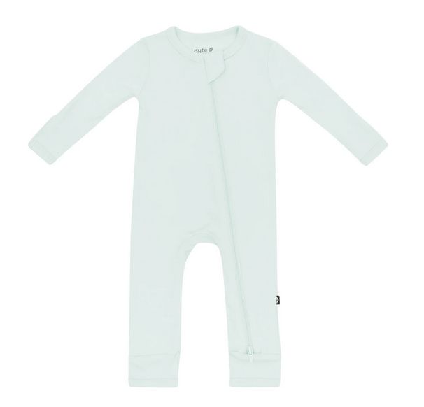 zippered romper - dew