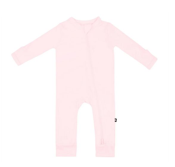 zippered romper - sakura