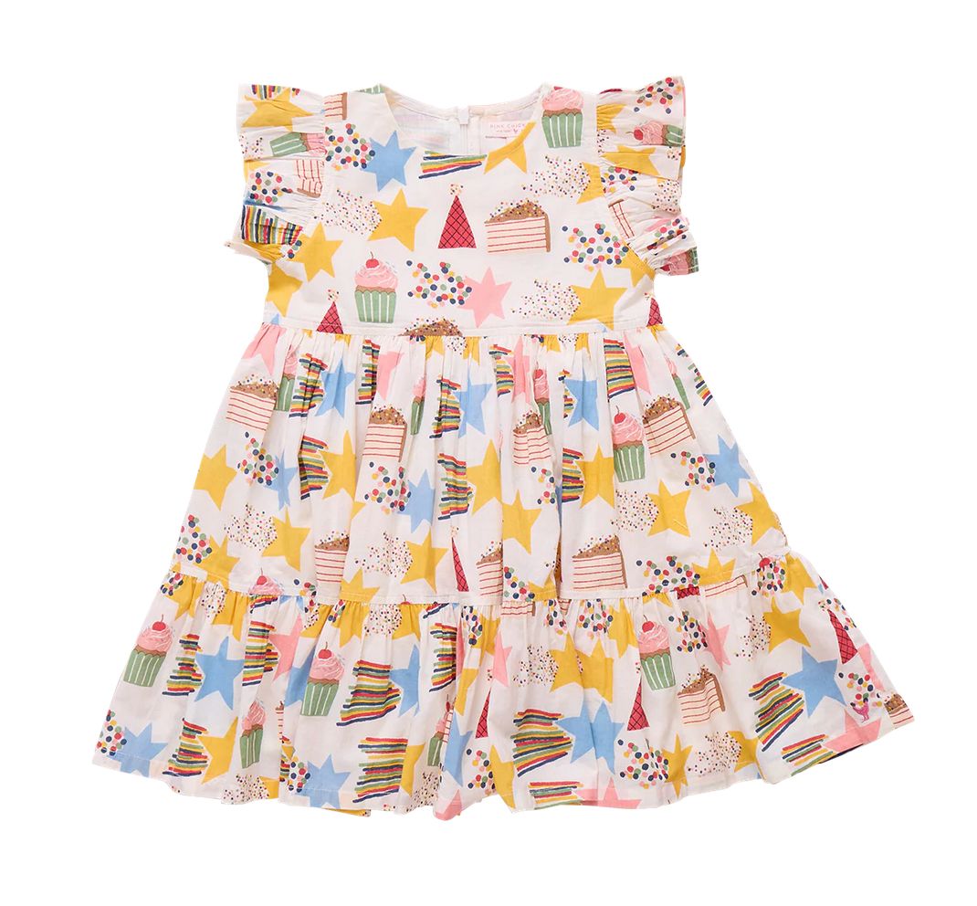 girls jennifer dress - birthday star