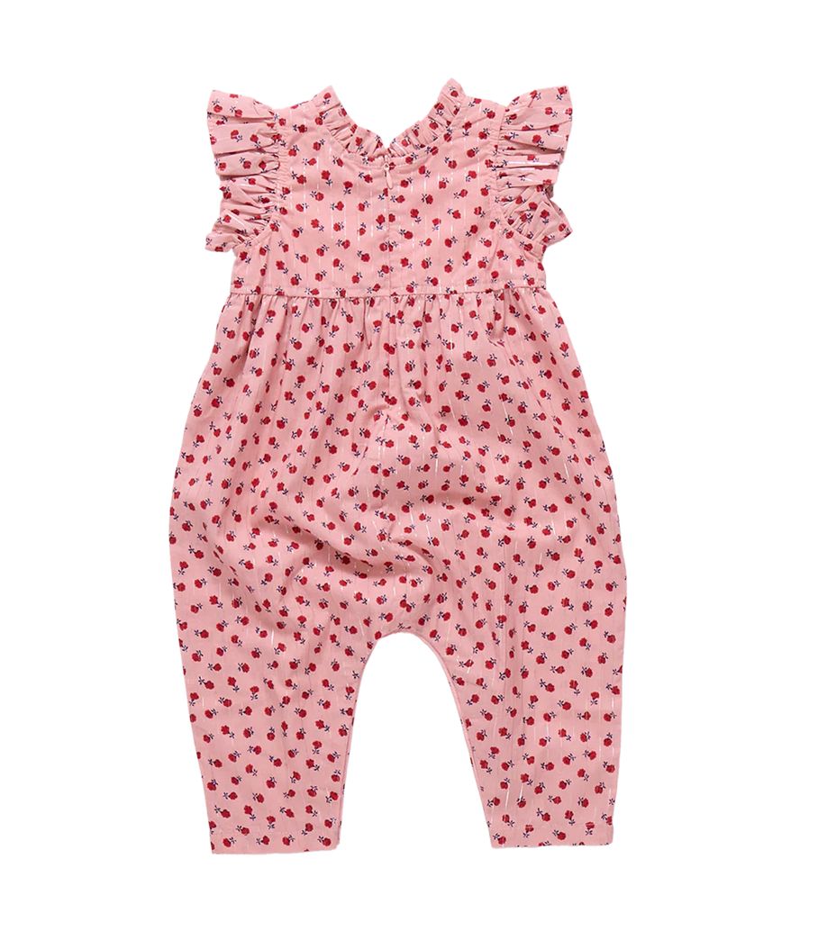 baby girls jennifer jumper - pink tiny roses