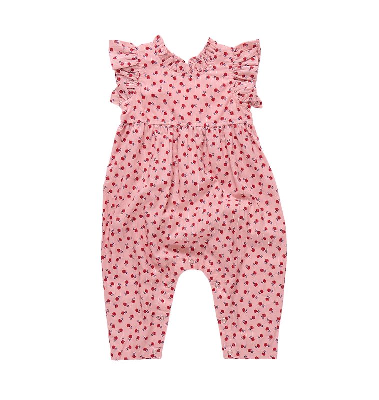 baby girls jennifer jumper - pink tiny roses