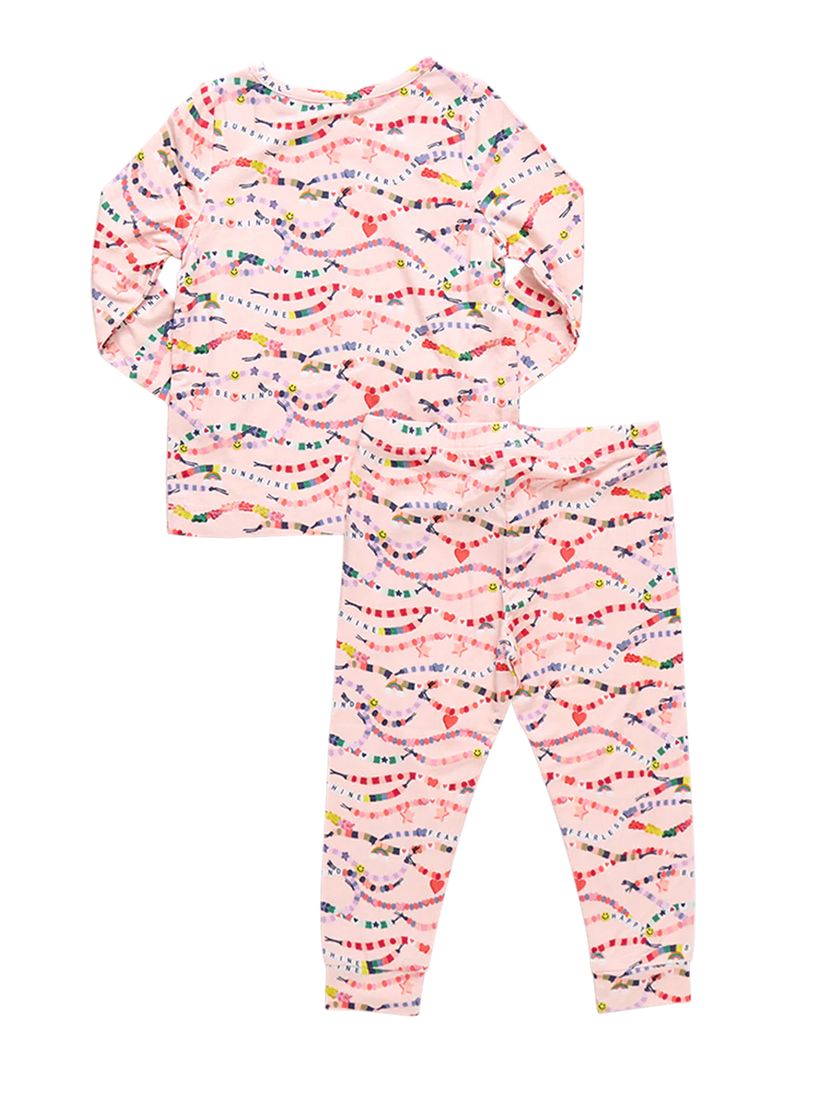 kids bamboo pj set - friendship bracelet era