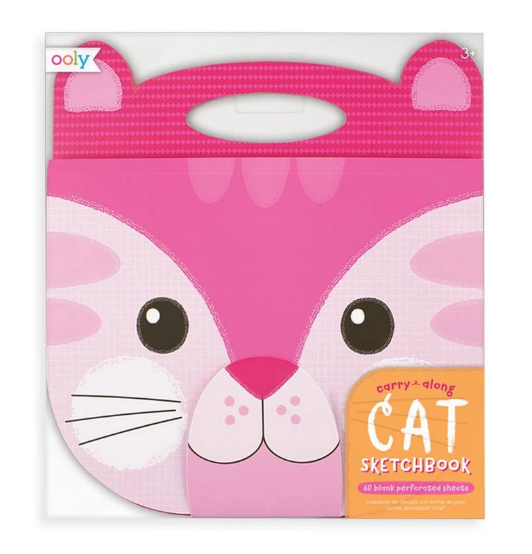 carry along sketchbook- cat