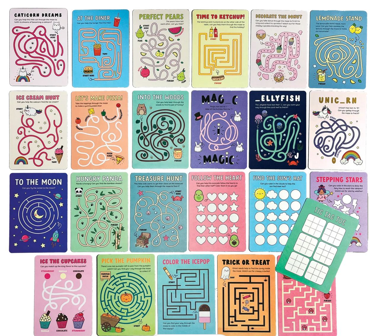activity cards - mini mazes