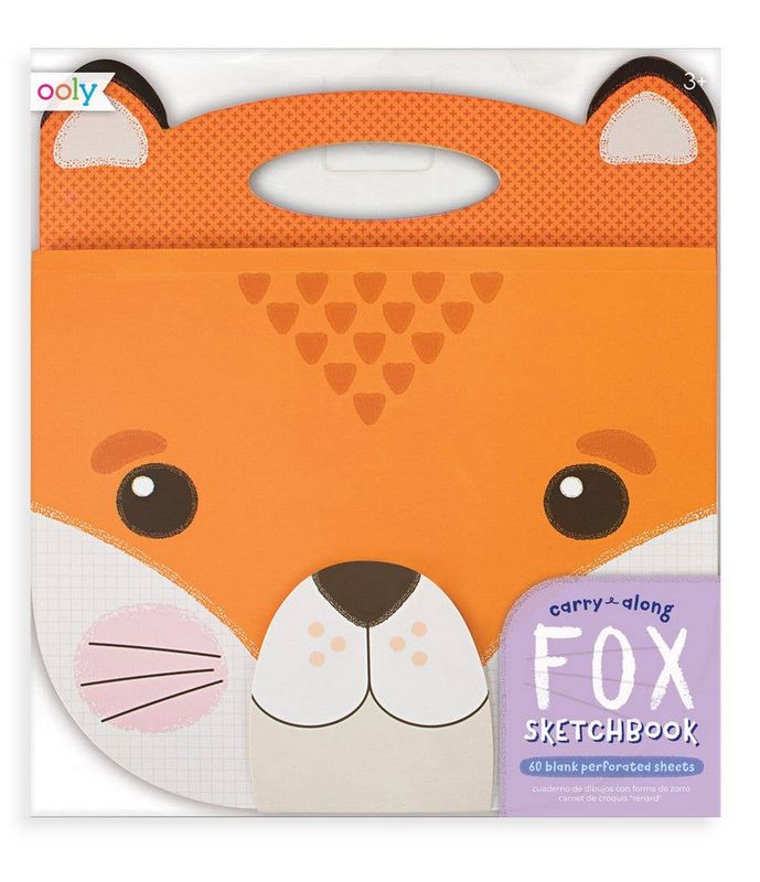 carry along sketchbook- fox