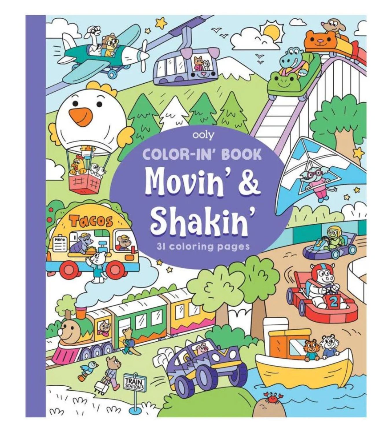 movin&#39; &amp; shakin&#39; color-in book