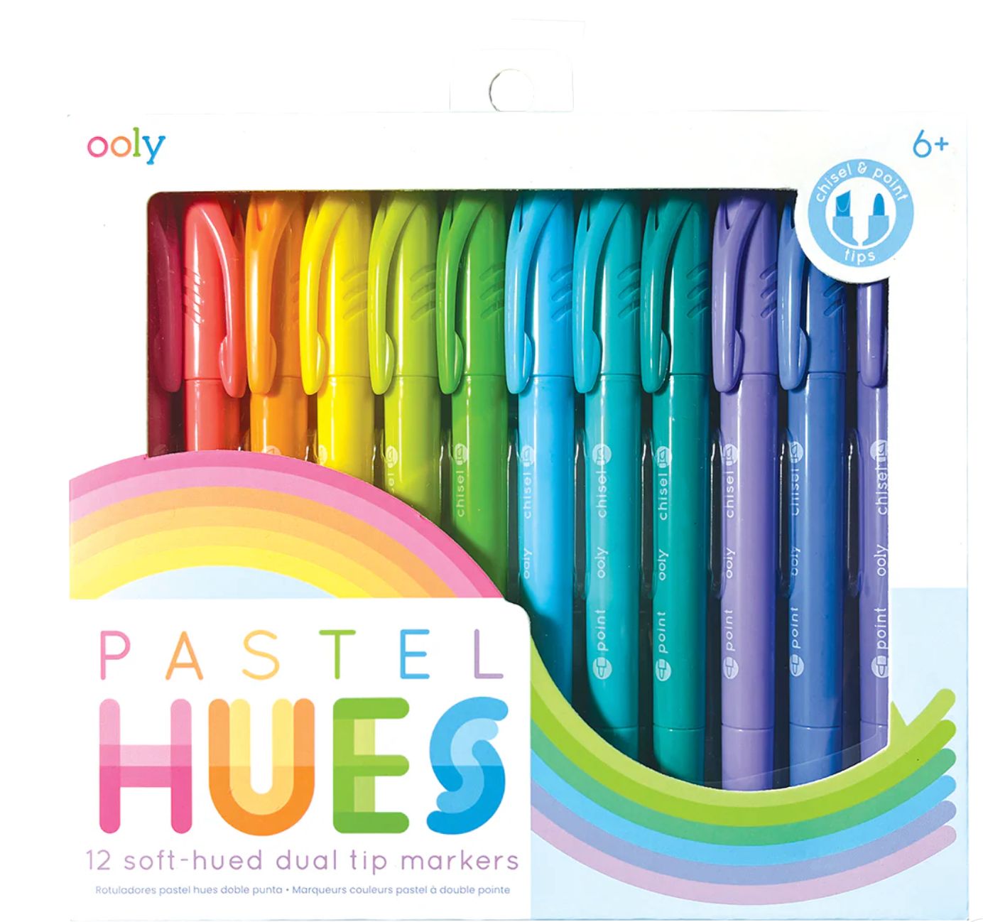 pastel hues markers- set of 12