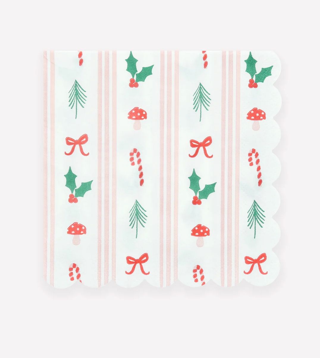 festive icon stripes small napkins
