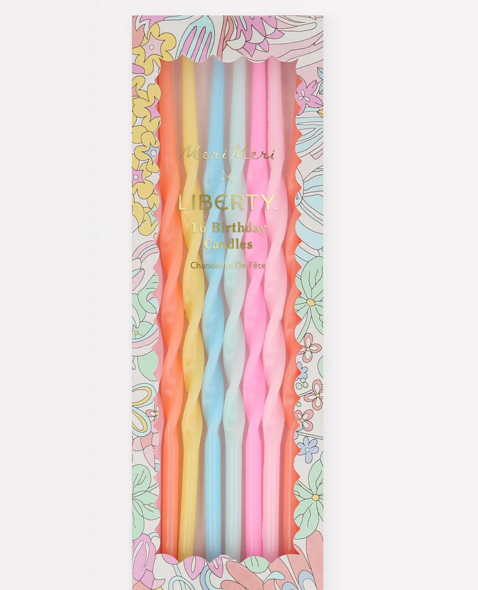 liberty rainbow garden party candles