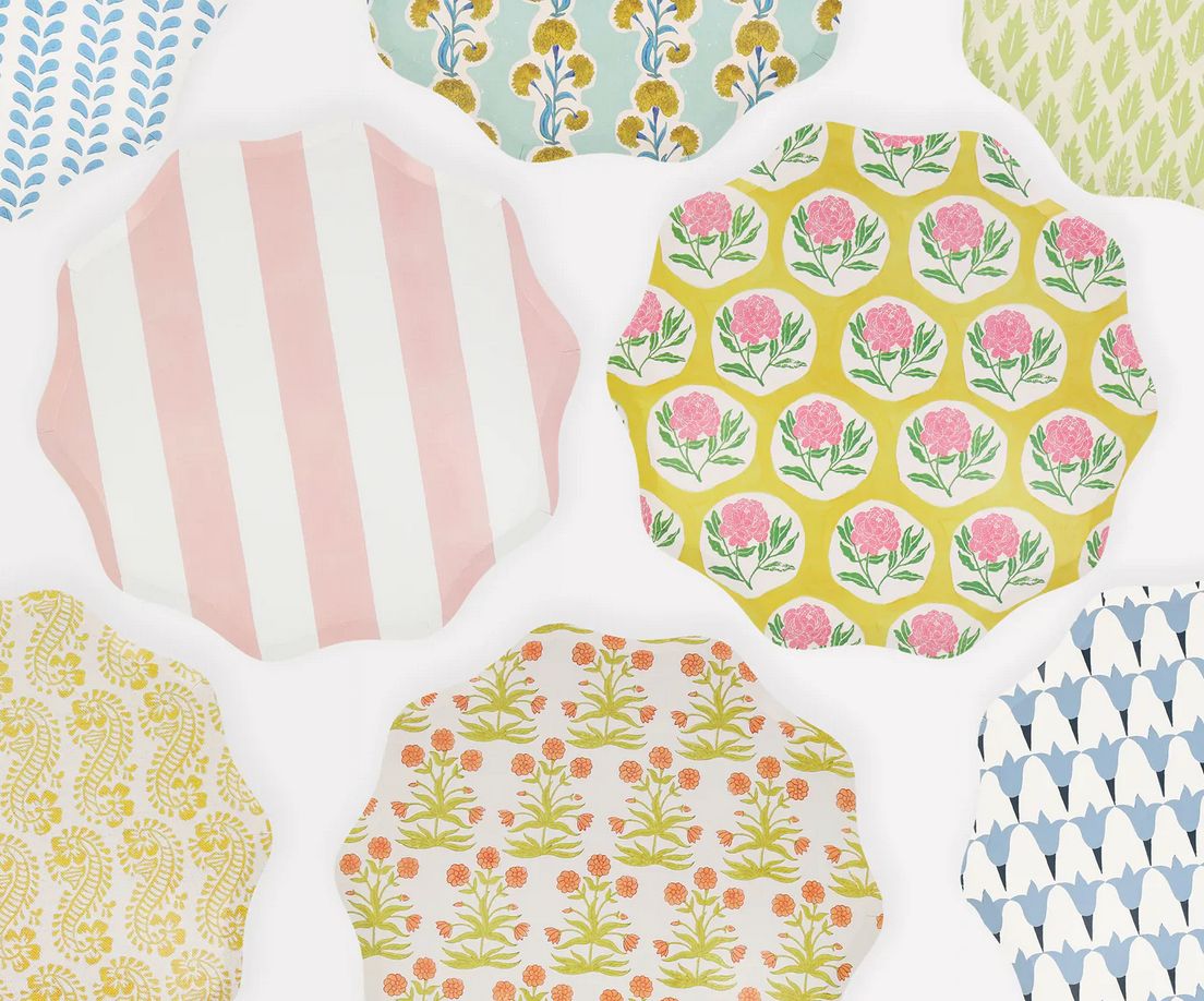 meri meri x molly mahon dinner plates