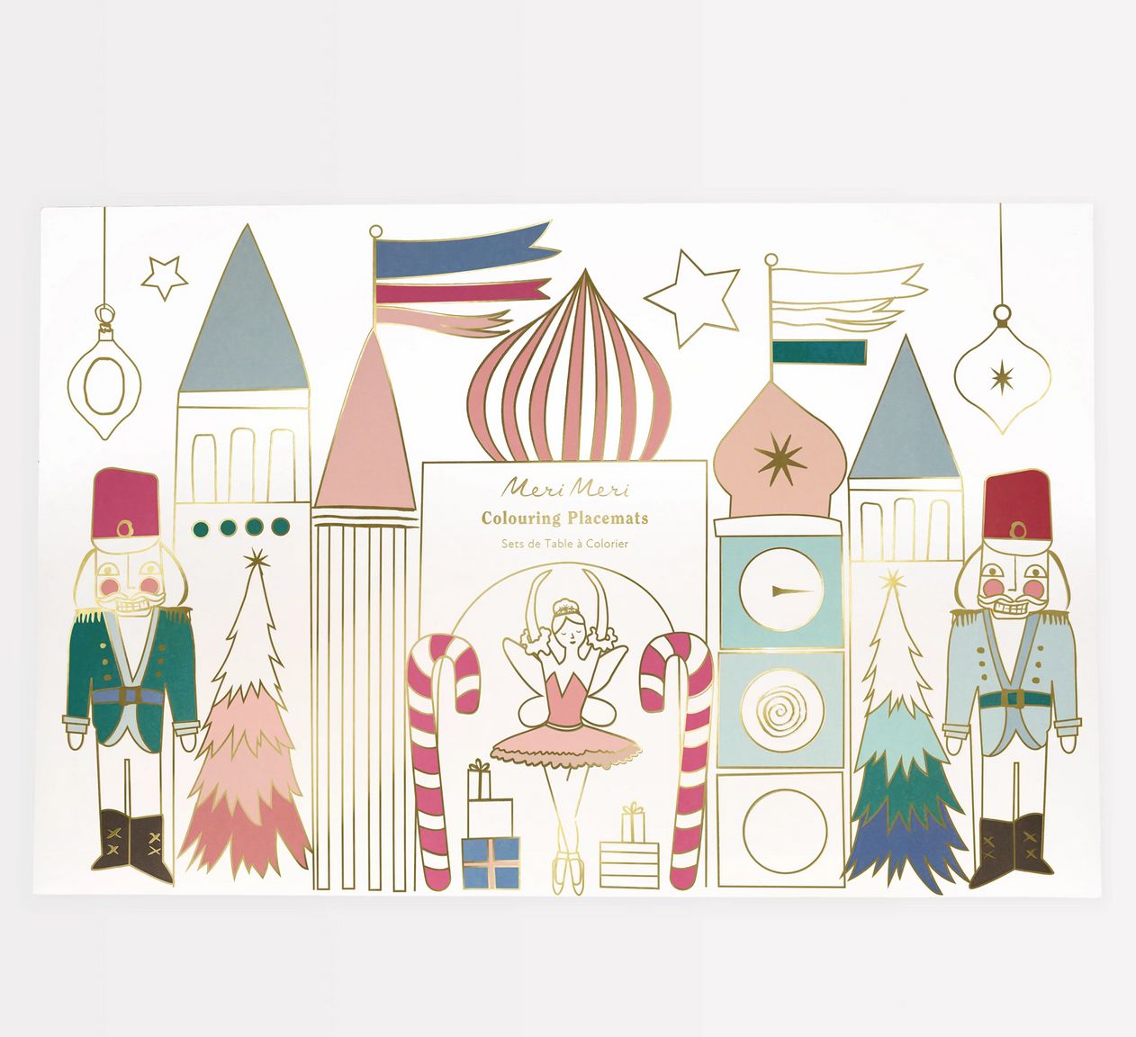 nutcracker coloring placemats