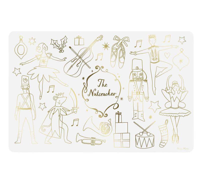nutcracker coloring placemats