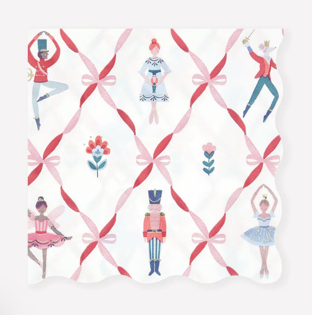 nutcracker ballet large napkins