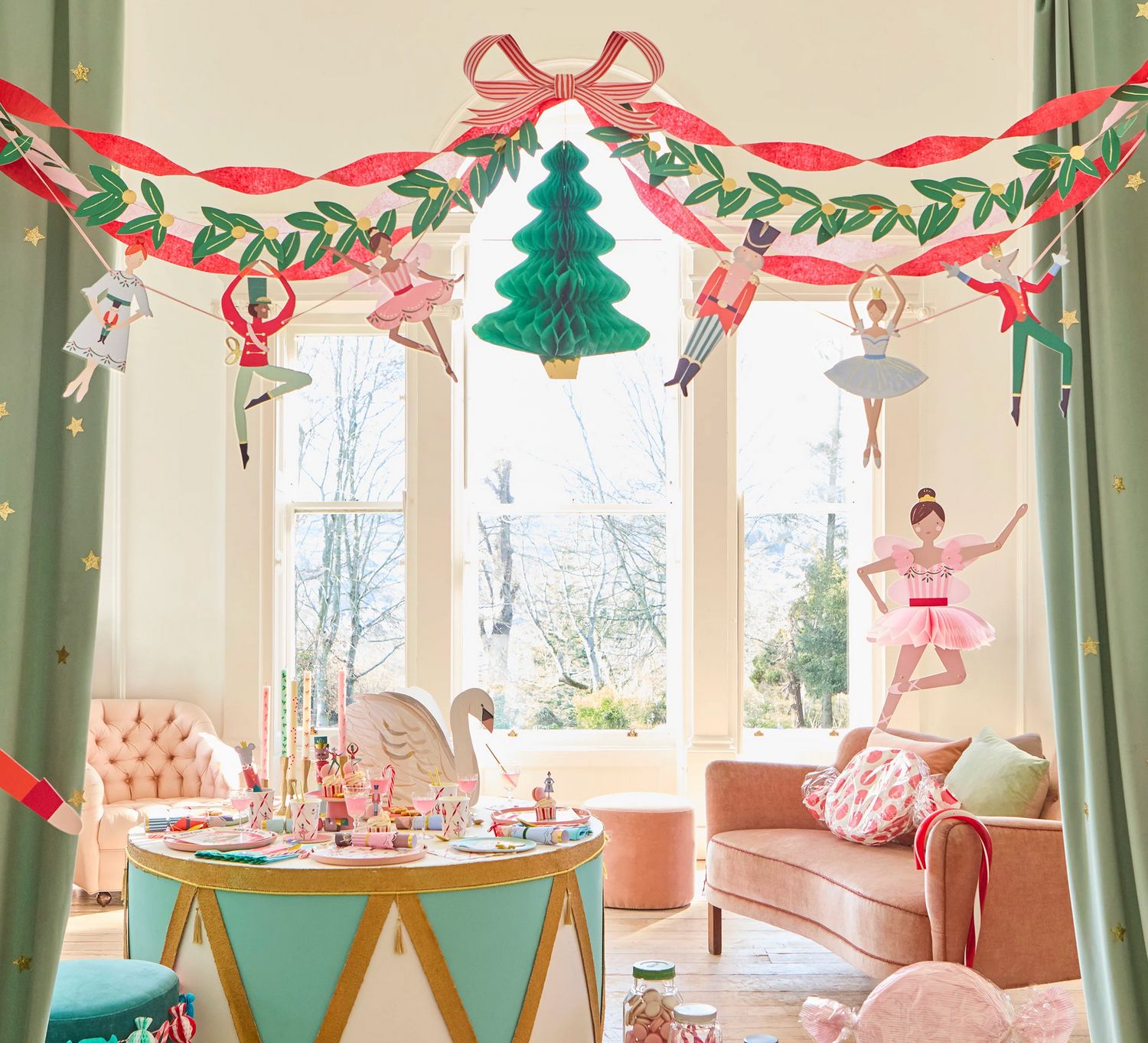 nutcracker ballet garland set