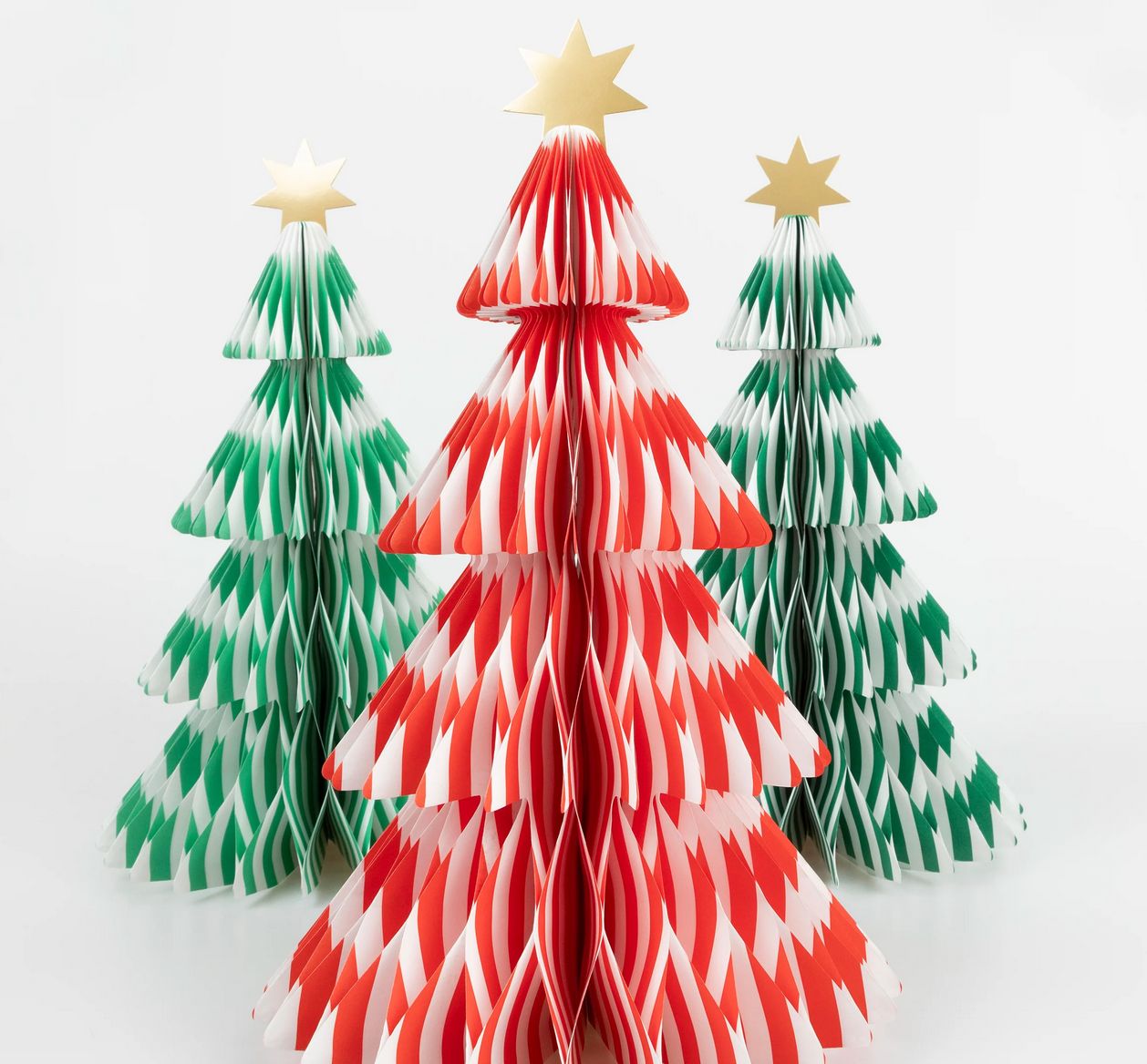 stripe paper honeycomb trees