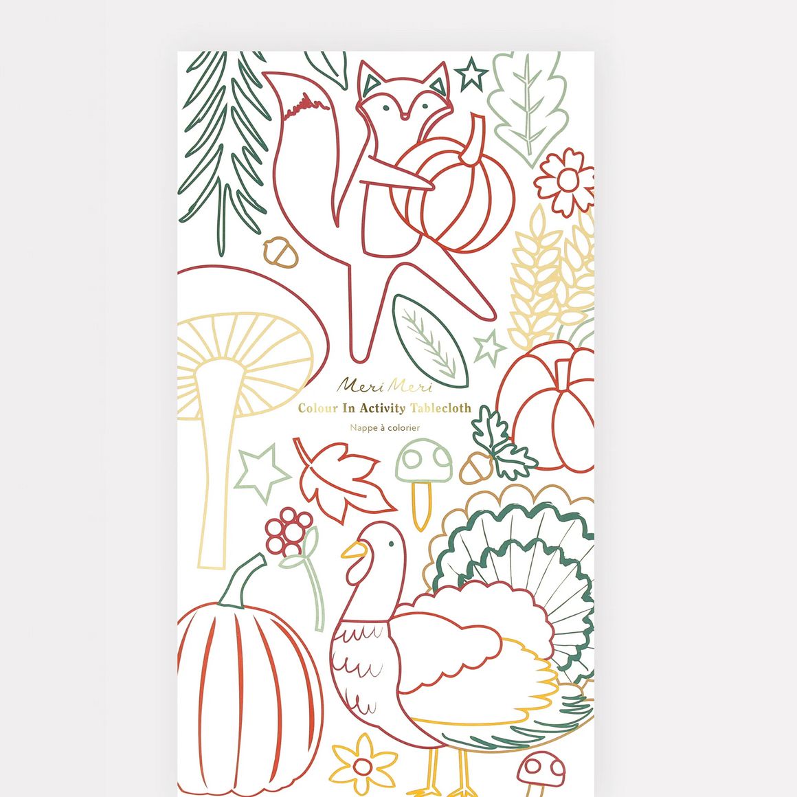 thanksgiving color in activity tablecloth