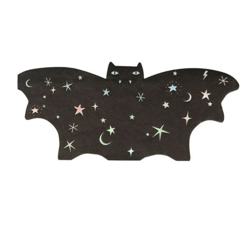 sparkle bat napkins