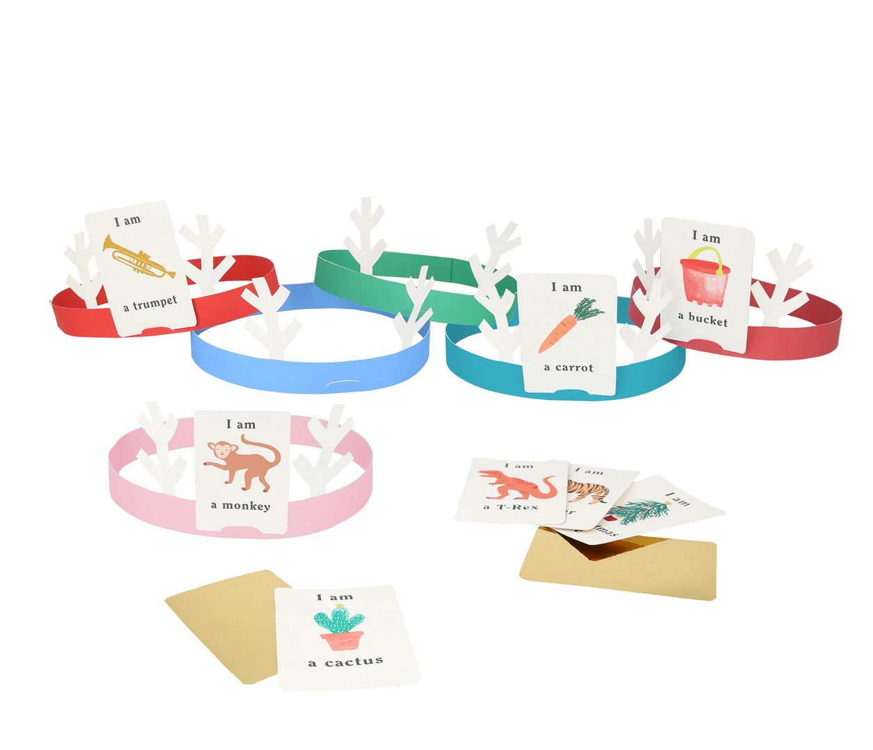 santa, reindeer &amp; tree crackers