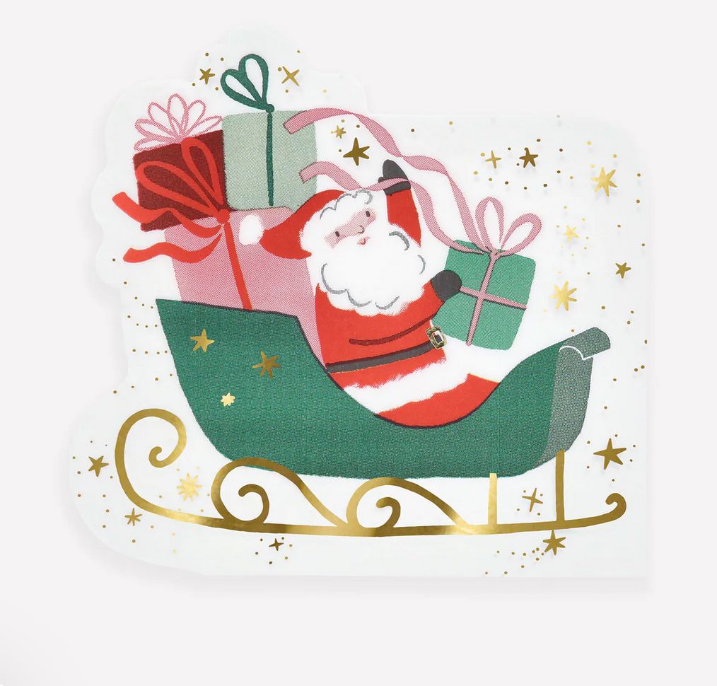sleigh napkins