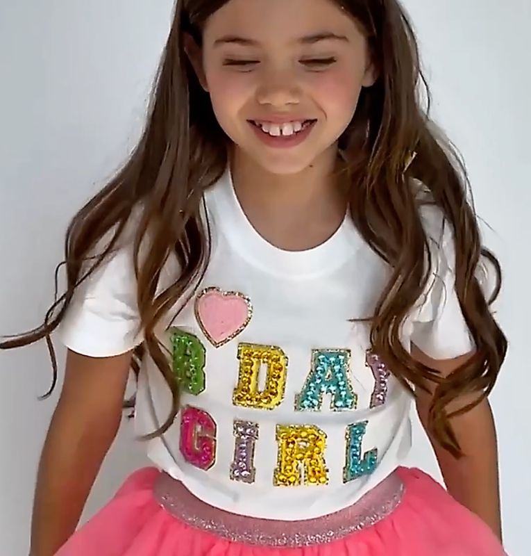 birthday girl gem shirt