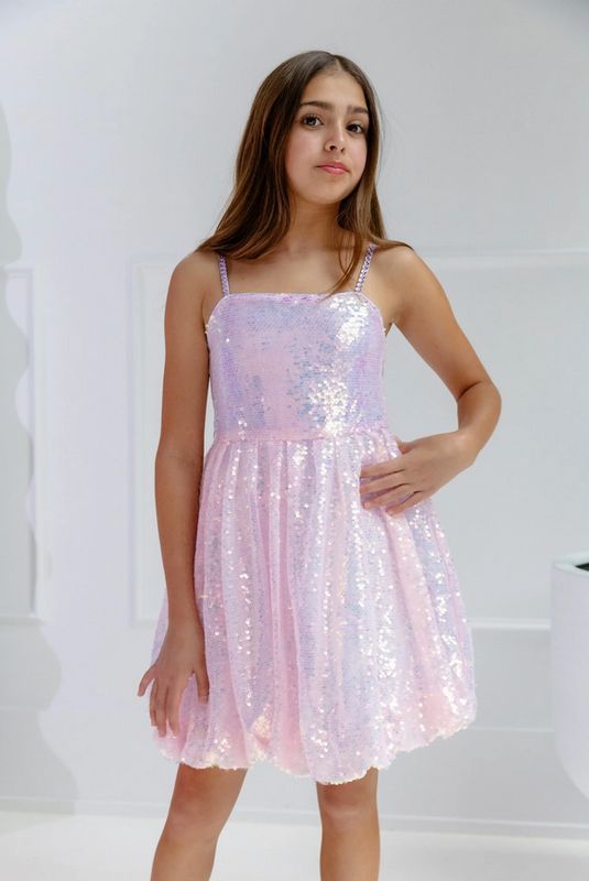 haze sequin dress - lavender