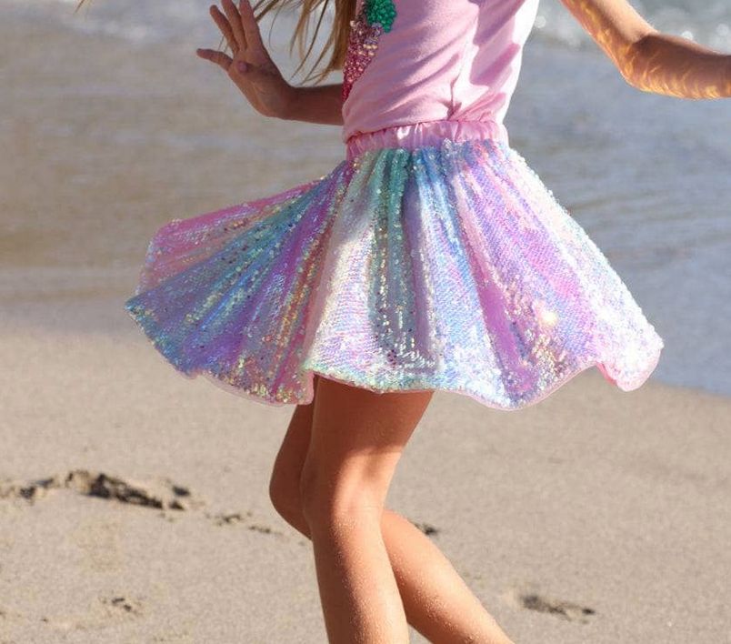 sequin ombre skirt