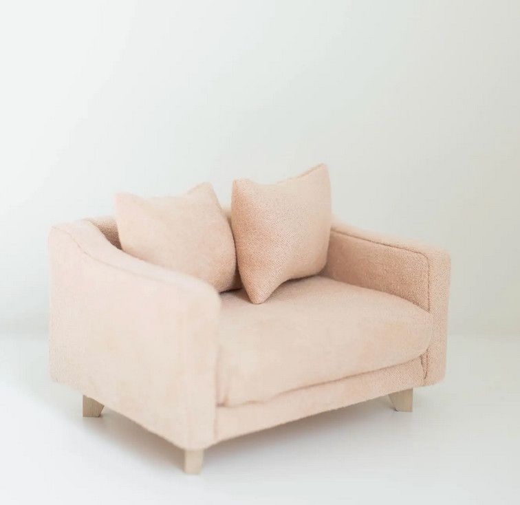 adelaide accent chair- barely blush