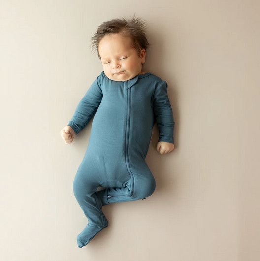zippered footie- atlantic