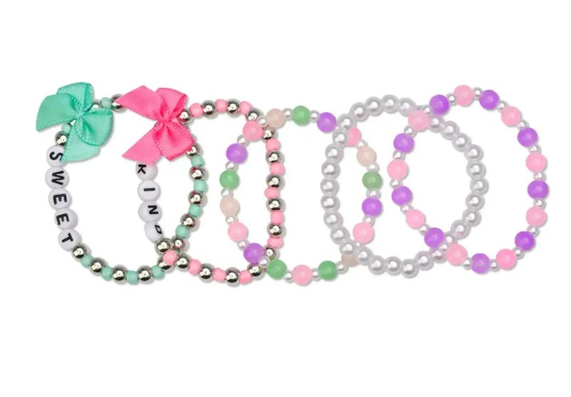 fancy bow bracelet set