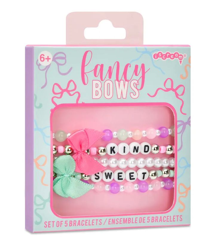 fancy bows bracelet set