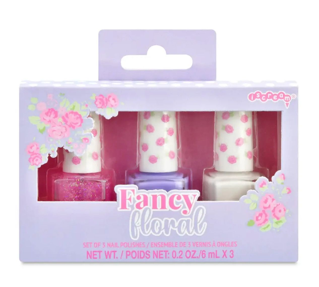 fancy floral nail set