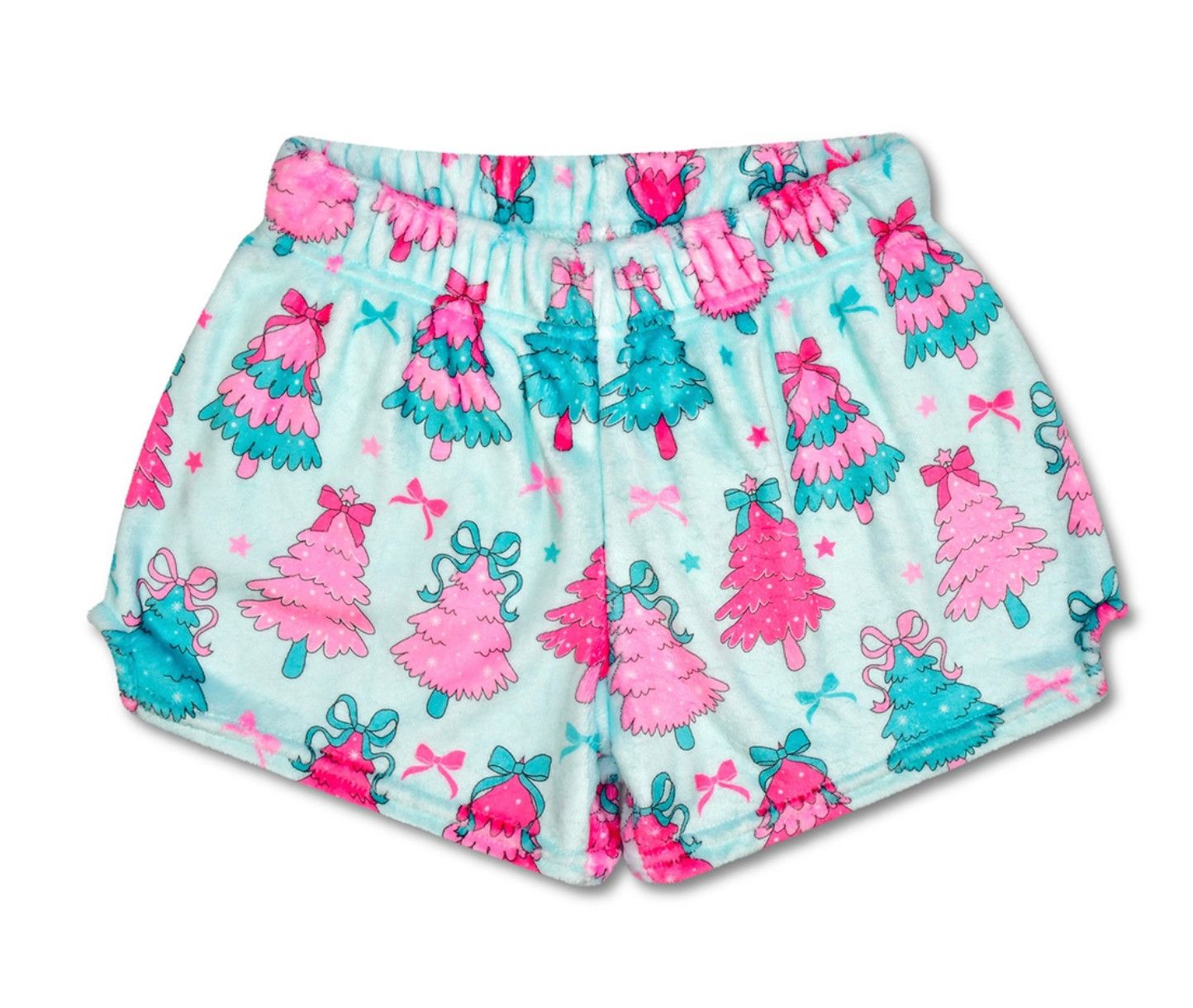 christmas plush shorts
