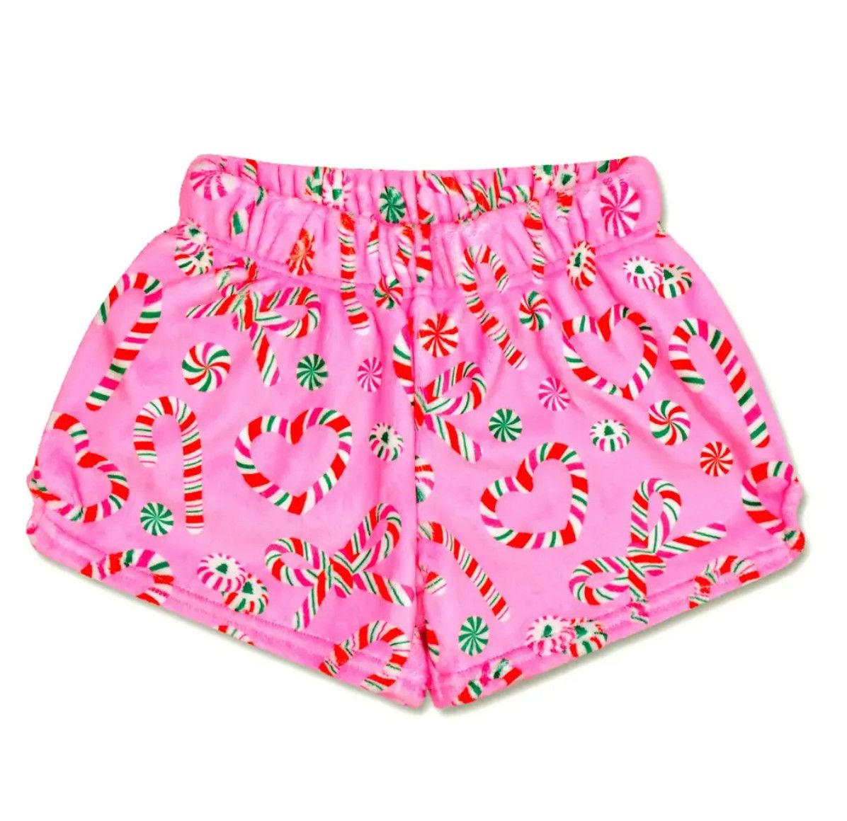 christmas plush shorts